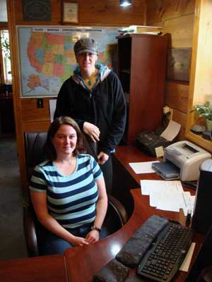 Galina Benek and Dawn Myers in our office at Joseph Jenkins, Inc.
